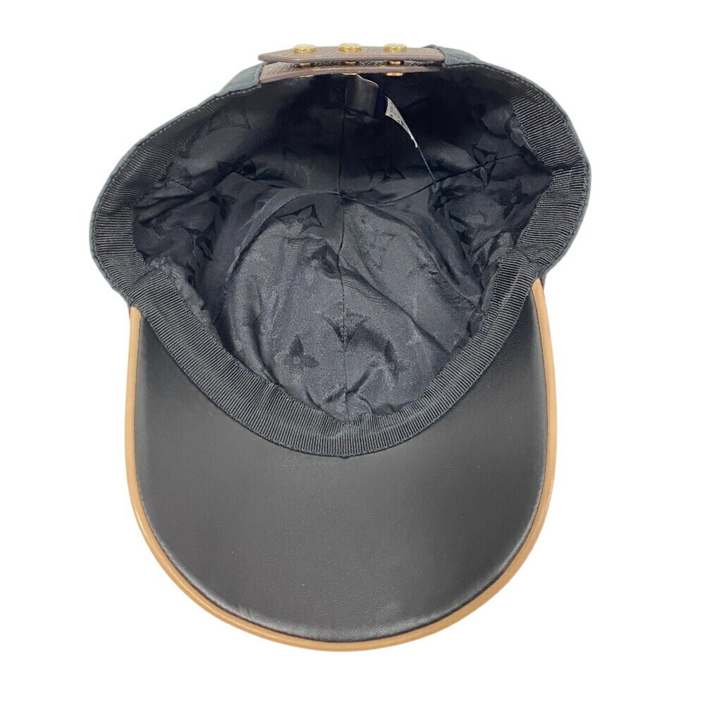 Louis Vuitton Black Monogram Jacquard Cap with Brown Monogram Visor - Picture 7 of 10